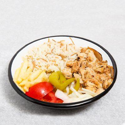 Tavuk döner porsiyon
